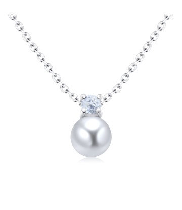 Charming Pearl Silver Necklaces SPE-5648